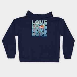 Love, Love, Love, Love Kids Hoodie